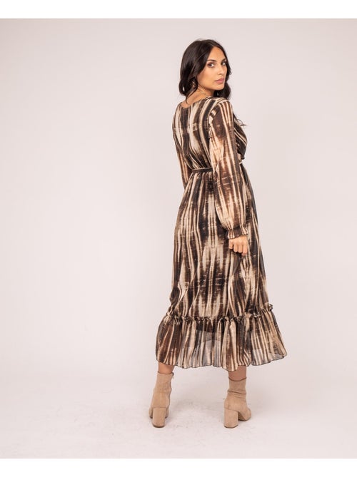 Robe longue imprime IZAN - Kiabi