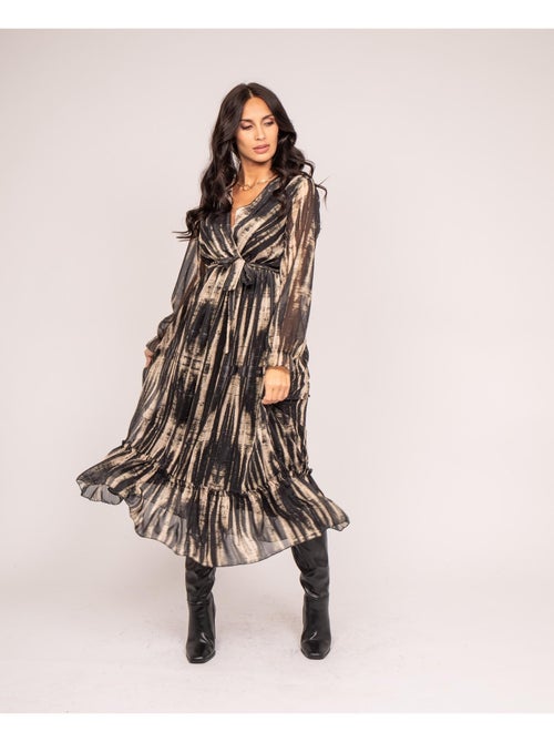 Robe longue imprime IZAN - Kiabi