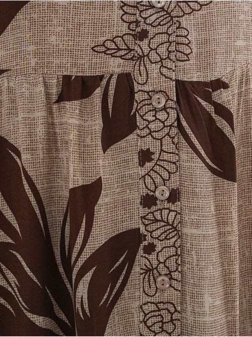 Robe longue imprimée à col en v bdart - Kiabi Robe longue imprimée à col en v bdart - Kiabi