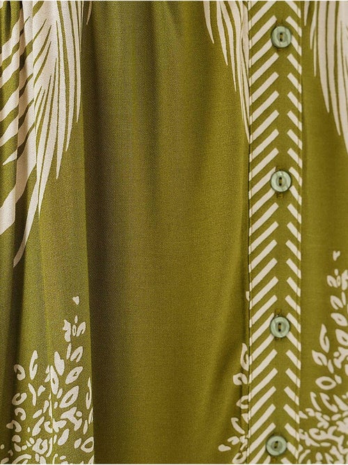 Robe longue imprimée à col en v bdart - Kiabi Robe longue imprimée à col en v bdart - Kiabi