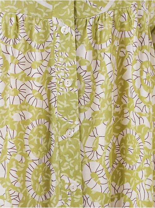 Robe longue imprimée à col en v bdart - Kiabi Robe longue imprimée à col en v bdart - Kiabi