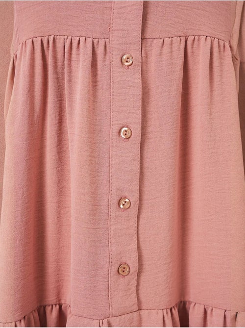 Robe longue imprimée à col en v bdart - Kiabi Robe longue imprimée à col en v bdart - Kiabi