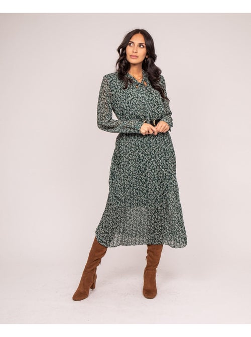 Robe longue imprimee IFLOR - Kiabi