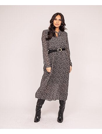 Robe longue imprimee IFLOR