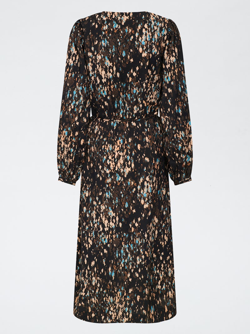 Robe longue imprimée 'JDY' Noir - Kiabi