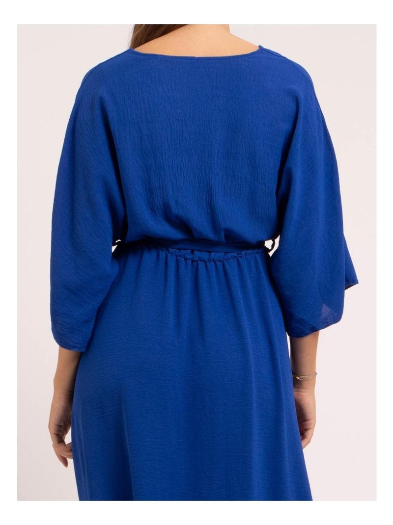 Robe longue IOANNA Bleu roi - Kiabi