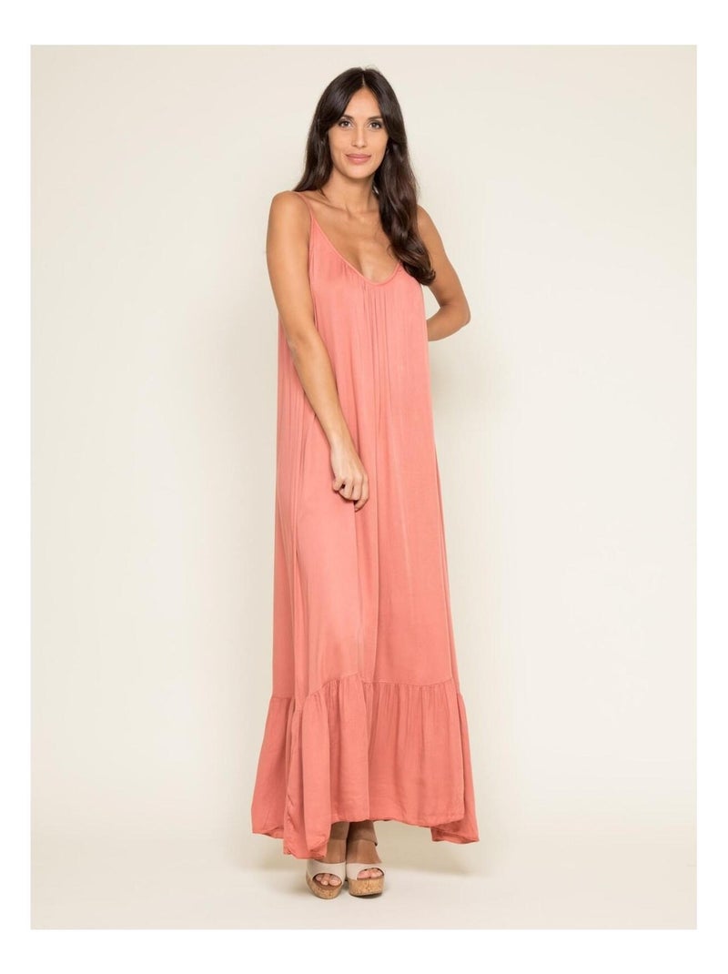 Robe longue ISTYLE Rouge brique - Kiabi