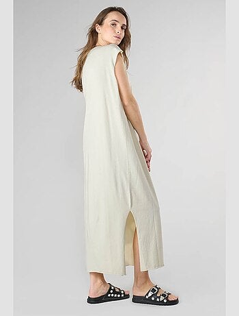Robe longue IXORA droite 'Le Temps Des Cerises'