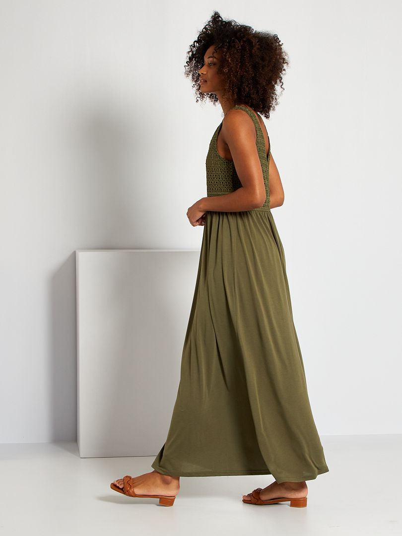 Robe longue 'JDY' kaki Kiabi 35.00€