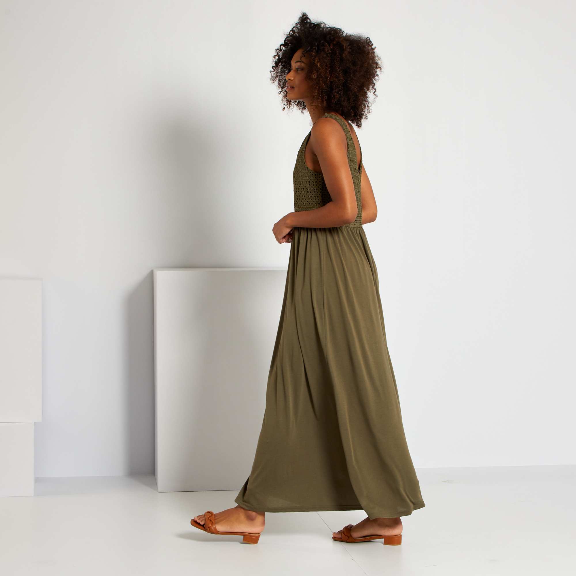 Robe longue 'JDY' femme noir Kiabi 35,00€