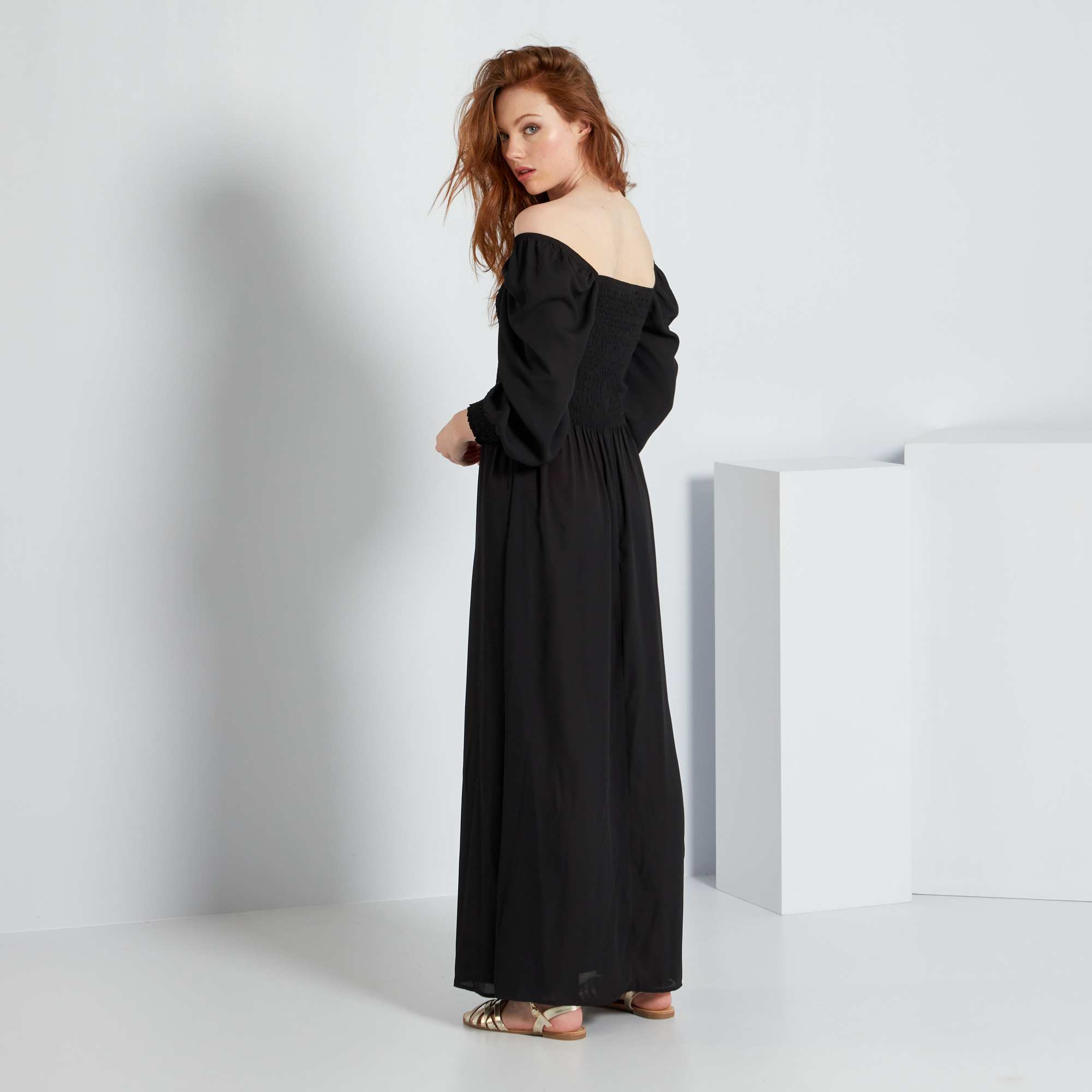 Robe longue 'JDY' femme noir Kiabi 35,00€