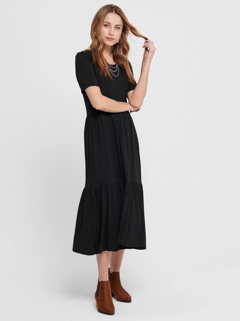 Robe longue 'JDY' noir - Kiabi