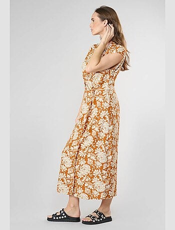 Robe longue JOUBARB droite 'Le Temps Des Cerises'