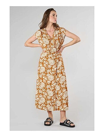 Robe longue JOUBARB droite 'Le Temps Des Cerises'