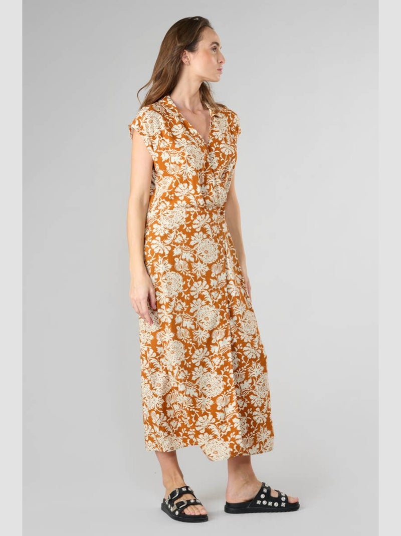 Robe longue JOUBARB droite 'Le Temps Des Cerises' Multicolore - Kiabi