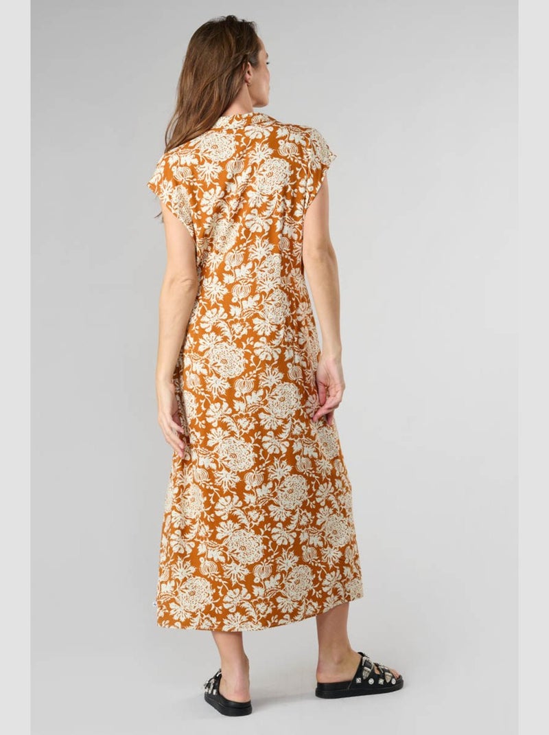 Robe longue JOUBARB droite 'Le Temps Des Cerises' Multicolore - Kiabi