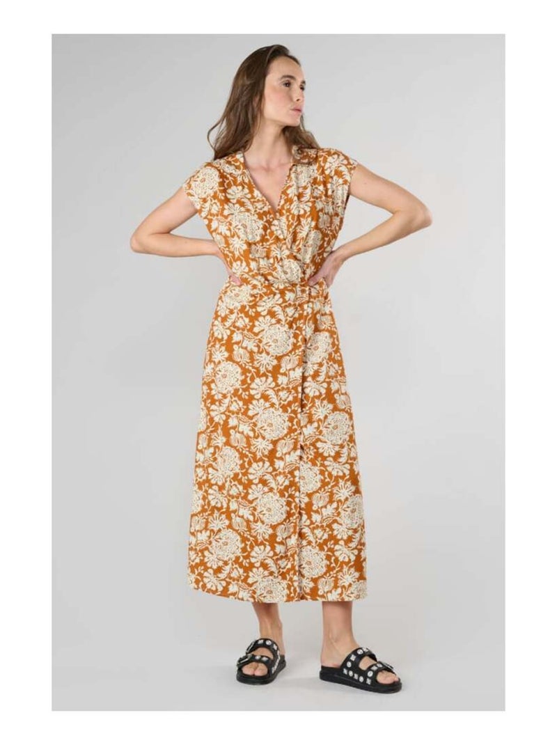 Robe longue JOUBARB droite 'Le Temps Des Cerises' Multicolore - Kiabi