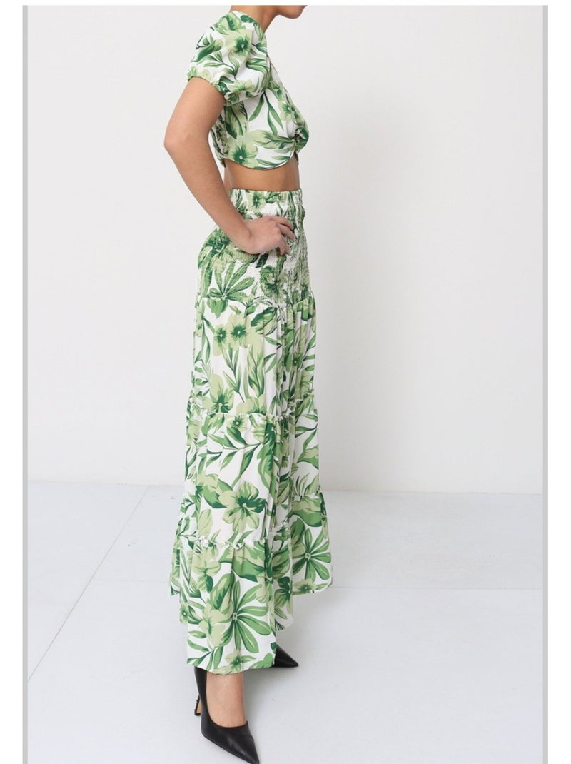 Robe longue Kebello Vert - Kiabi