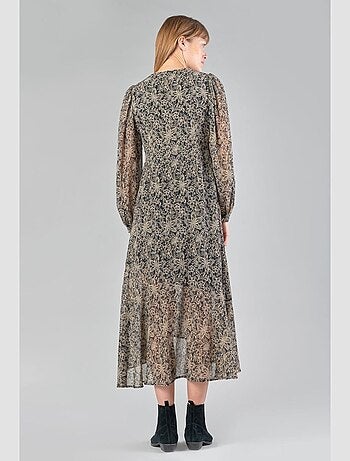 Robe longue KIP droite 'Le Temps Des Cerises'