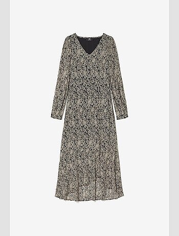 Robe longue KIP droite 'Le Temps Des Cerises'
