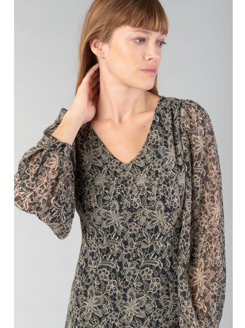 Robe longue KIP droite 'Le Temps Des Cerises' Noir - Kiabi