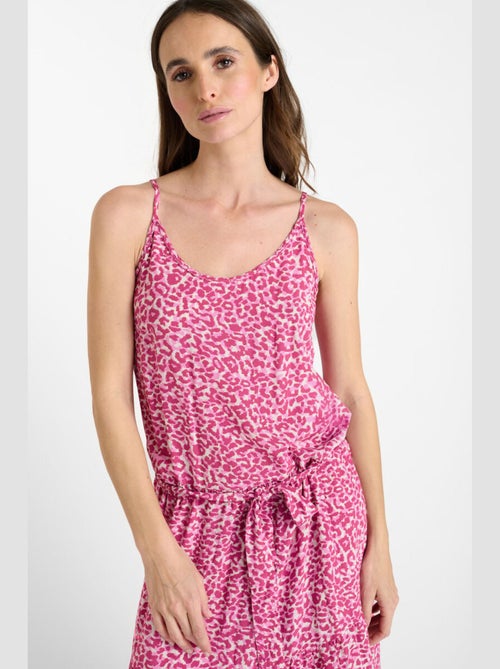 Robe longue LISAKA droite 'Le Temps Des Cerises' - Kiabi