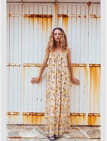 Robe longue LUIZA droite 'Le Temps Des Cerises'