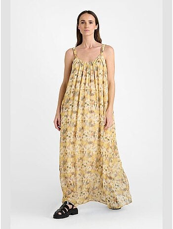 Robe longue LUIZA droite 'Le Temps Des Cerises'