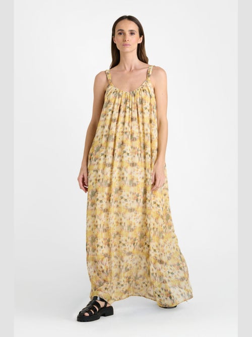 Robe longue LUIZA droite 'Le Temps Des Cerises' - Kiabi