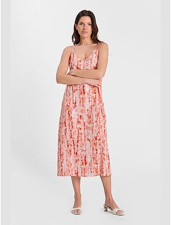 Robe longue MAENA droite 'Le Temps Des Cerises'