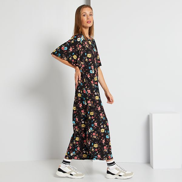 robe longue manche papillon