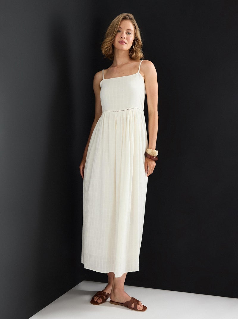 Robe longue MO Fashion Beige - Kiabi
