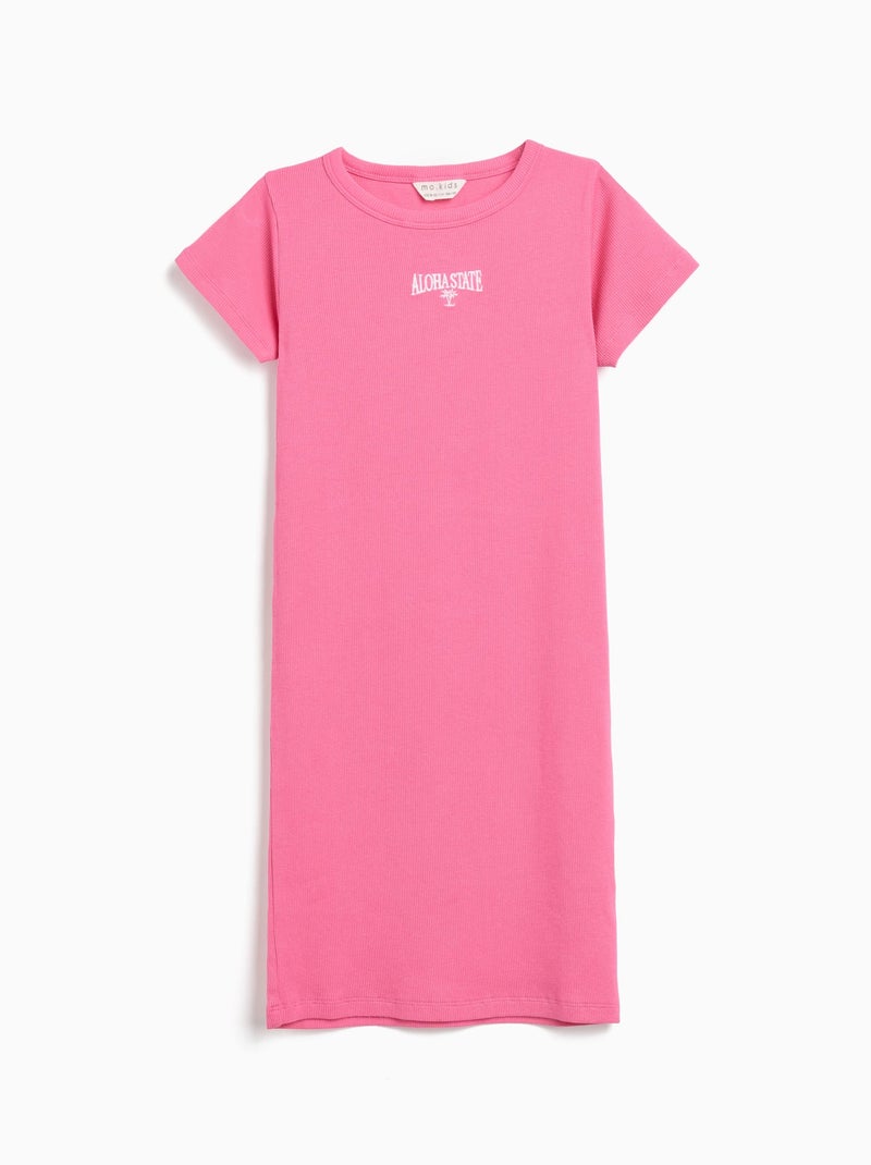 Robe longue MO Fashion Rose - Kiabi