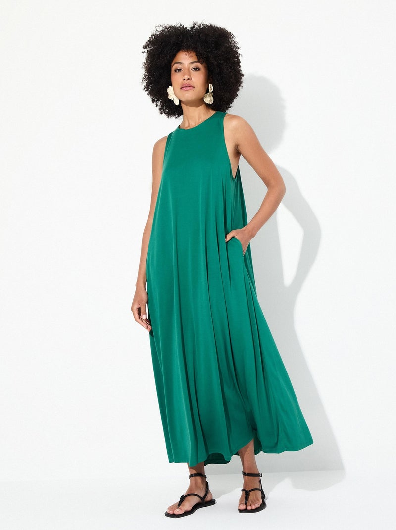 Robe longue MO Fashion Vert - Kiabi