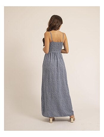 Robe longue motifs IBALMIE