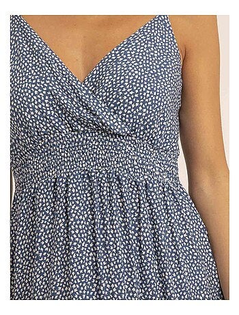 Robe longue motifs IBALMIE