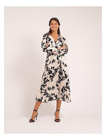 Robe longue motifs ICHELLE