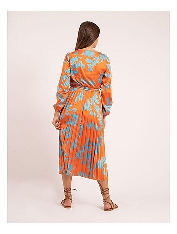 Robe longue motifs ICHELLE