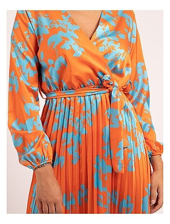 Robe longue motifs ICHELLE