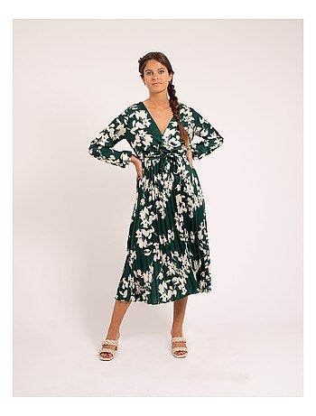 Robe longue motifs ICHELLE