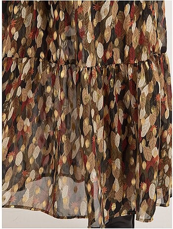 Robe longue motifs IDETTA