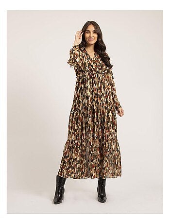 Robe longue motifs IDETTA