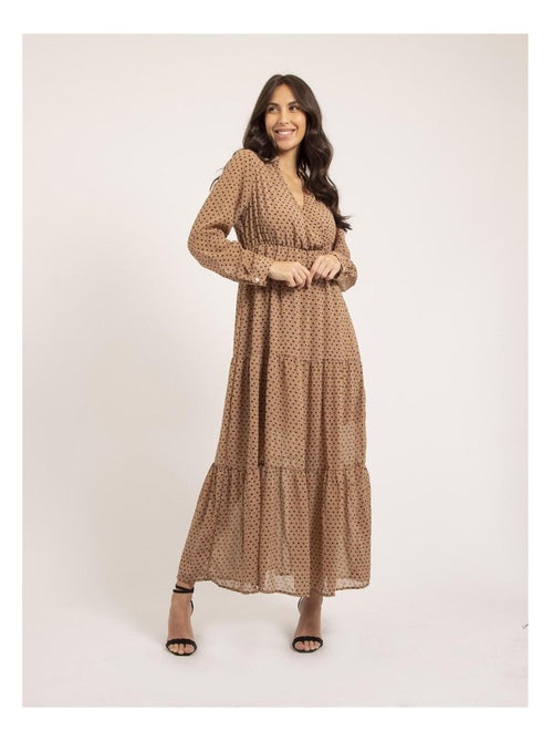 Robe longue motifs IDYANA - Kiabi
