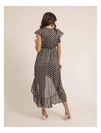 Robe longue motifs IGALIE