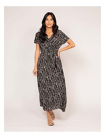 Robe longue motifs INOX