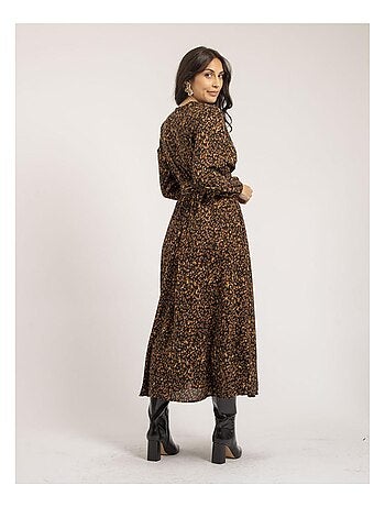 Robe longue motifs ISLAND