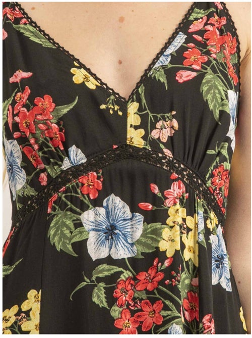 Robe longue motifs ITALIKA - Kiabi