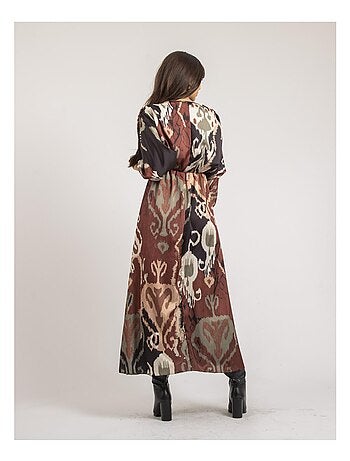 Robe longue motifs IVECA