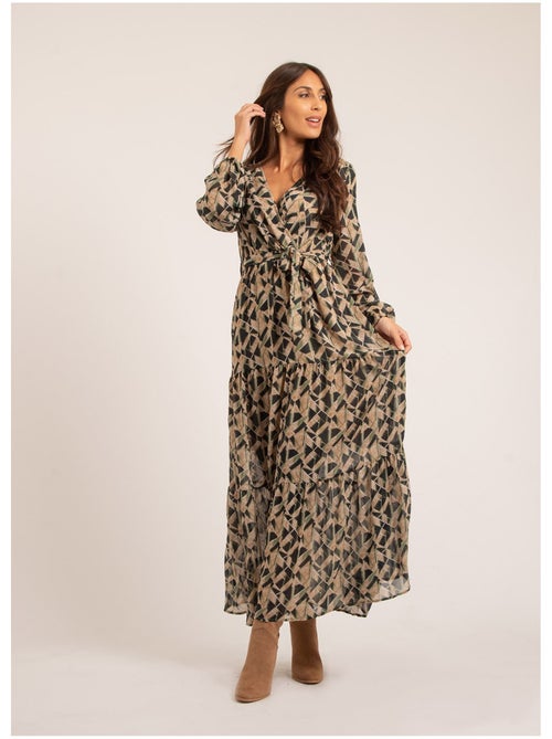 Robe longue motifs IVINA - Kiabi