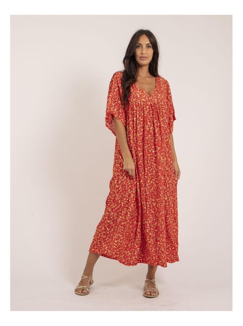 Robe longue motifs IVRY - Kiabi